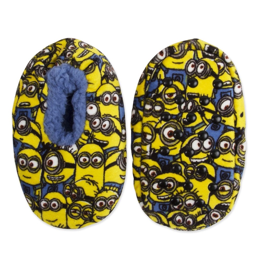 2/$15 Offer - Despicable Me Unisex Minion Slipper Socks